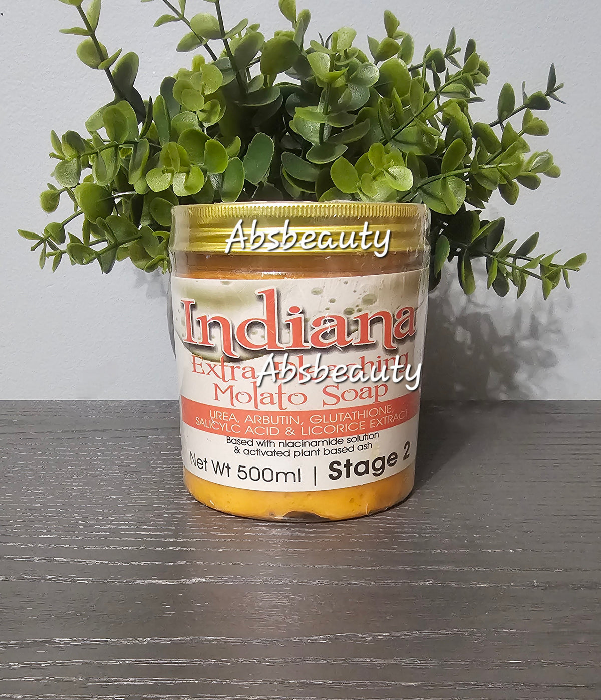 Indiana Extra Whitening Molato Body Soap 500ml Stage 1 & Stage 2, 1 jar