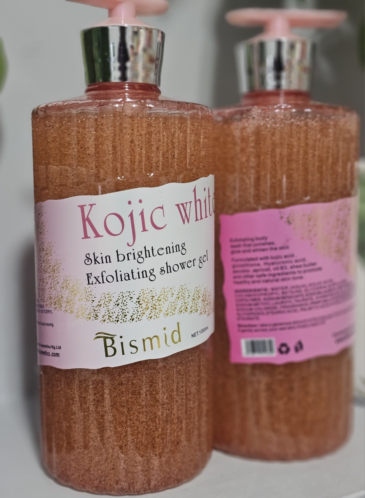 Bismid Kojic White Skin Brightening Exfoliating Shower Gel 1000ml Authentic