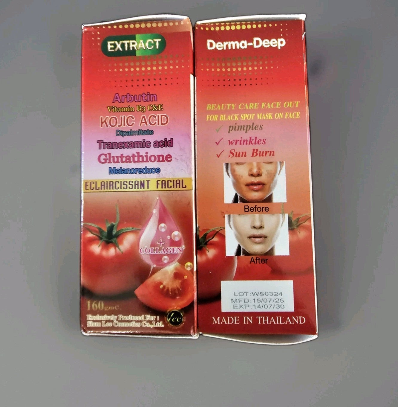 1× Bar Lab White Tomato Extract Atom Whitening Soap 7days