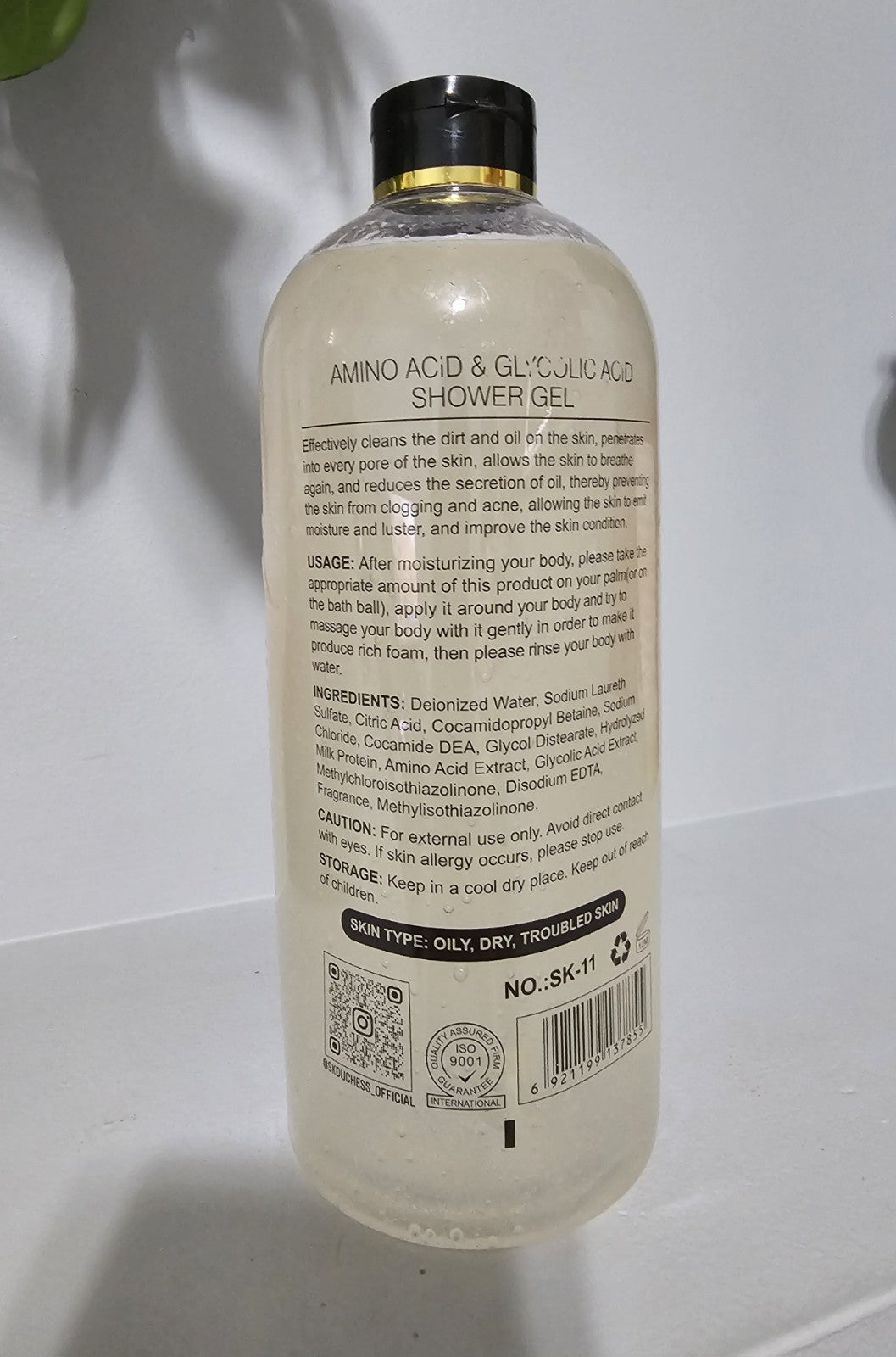 Sk Duchess Amino Acid & Glycolic Acid Shower Gel 1000ml