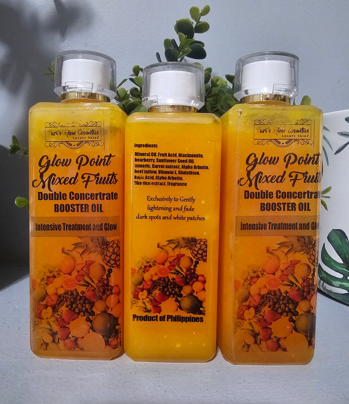 Pari's Glow Mixed Fruits Gel Oil - Intensive Treatment & Glow 300ml