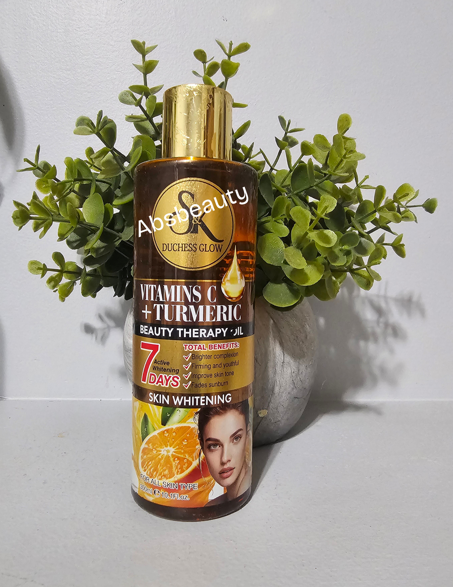 SK Duchess Glow Beauty Whitening Body Oil All Types Skin 300ml✨️👌.1pc