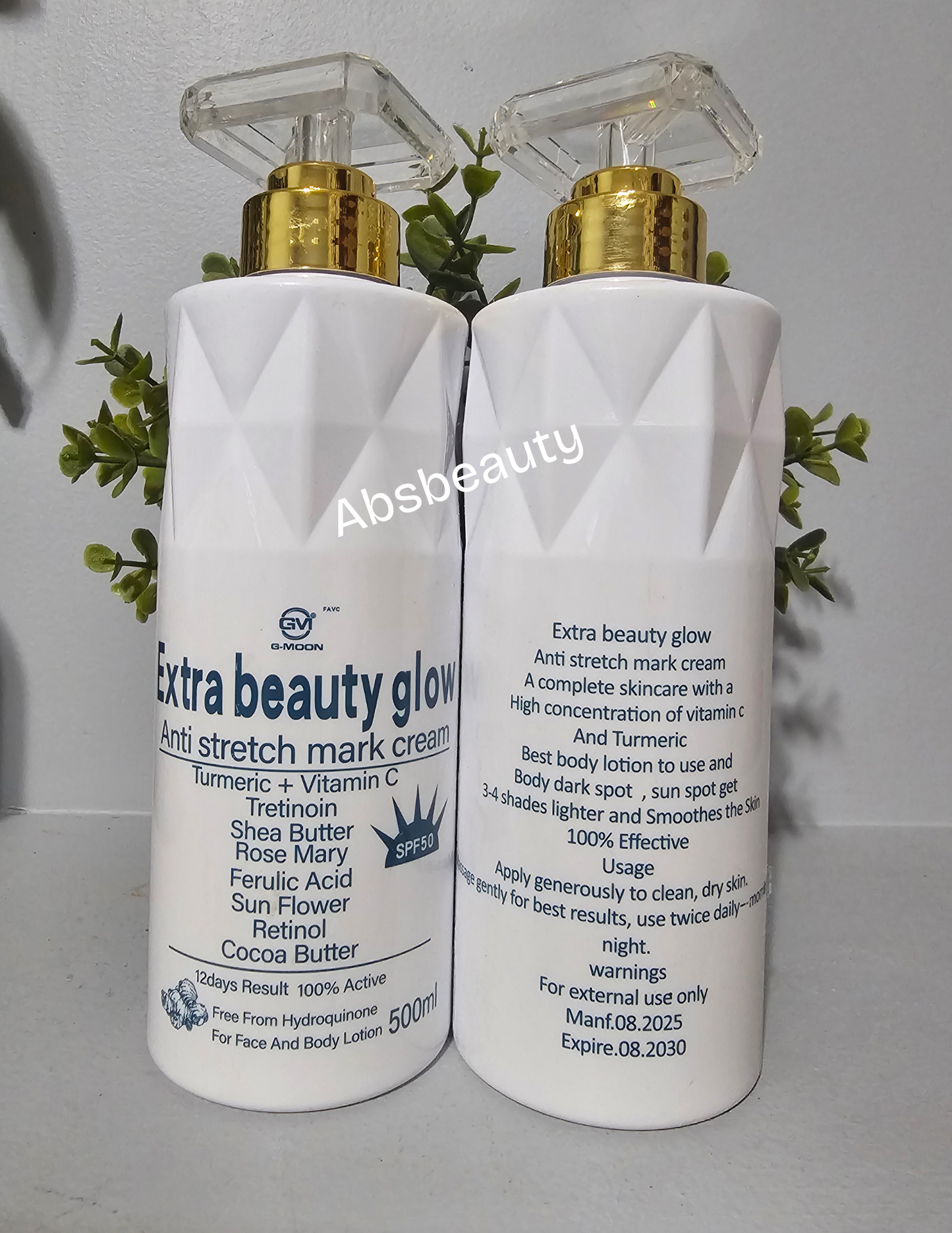 1X Extra Beauty Glow Half Cast Intensive Whitening, Anti Stretch Mark, Body Lotion✨️.1pc