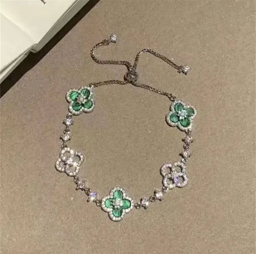 Flower 18K Gold Plated Bracelets Versatile Fashionable