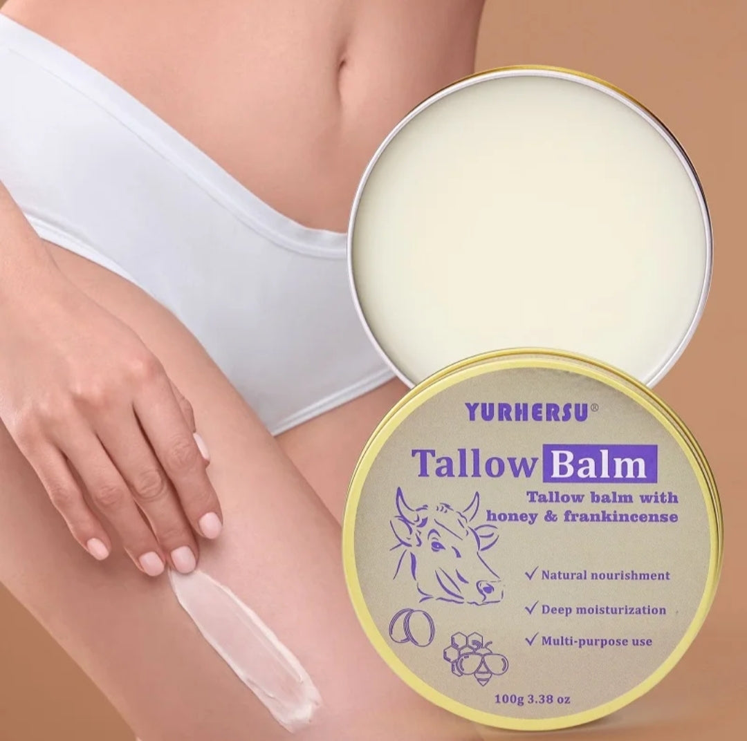 Body Face Moisturizer Whipped Tallow Balm Skincare Balm Grass Fed Beef Tallow Organic Tallow Balm