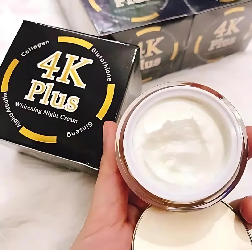 4K PLUS Whitening Set Body Lotion, Face Cream & Serum