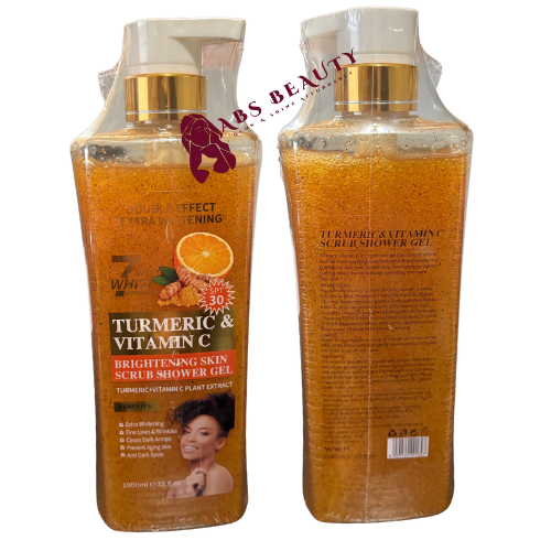 Double Effect Extra Whitening Turmeric & Vitamin C Scrub Shower Gel 1000ml