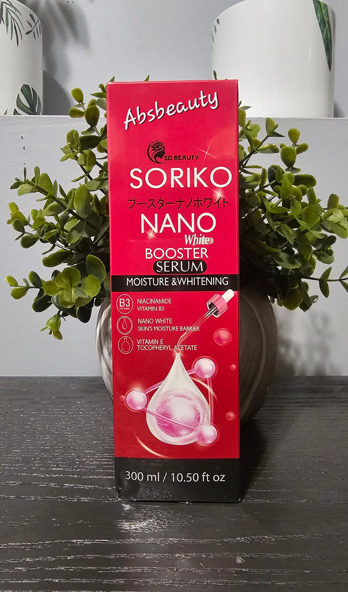 Soriko Nano White Booster Serum Whitening & Moisturizing 300ml