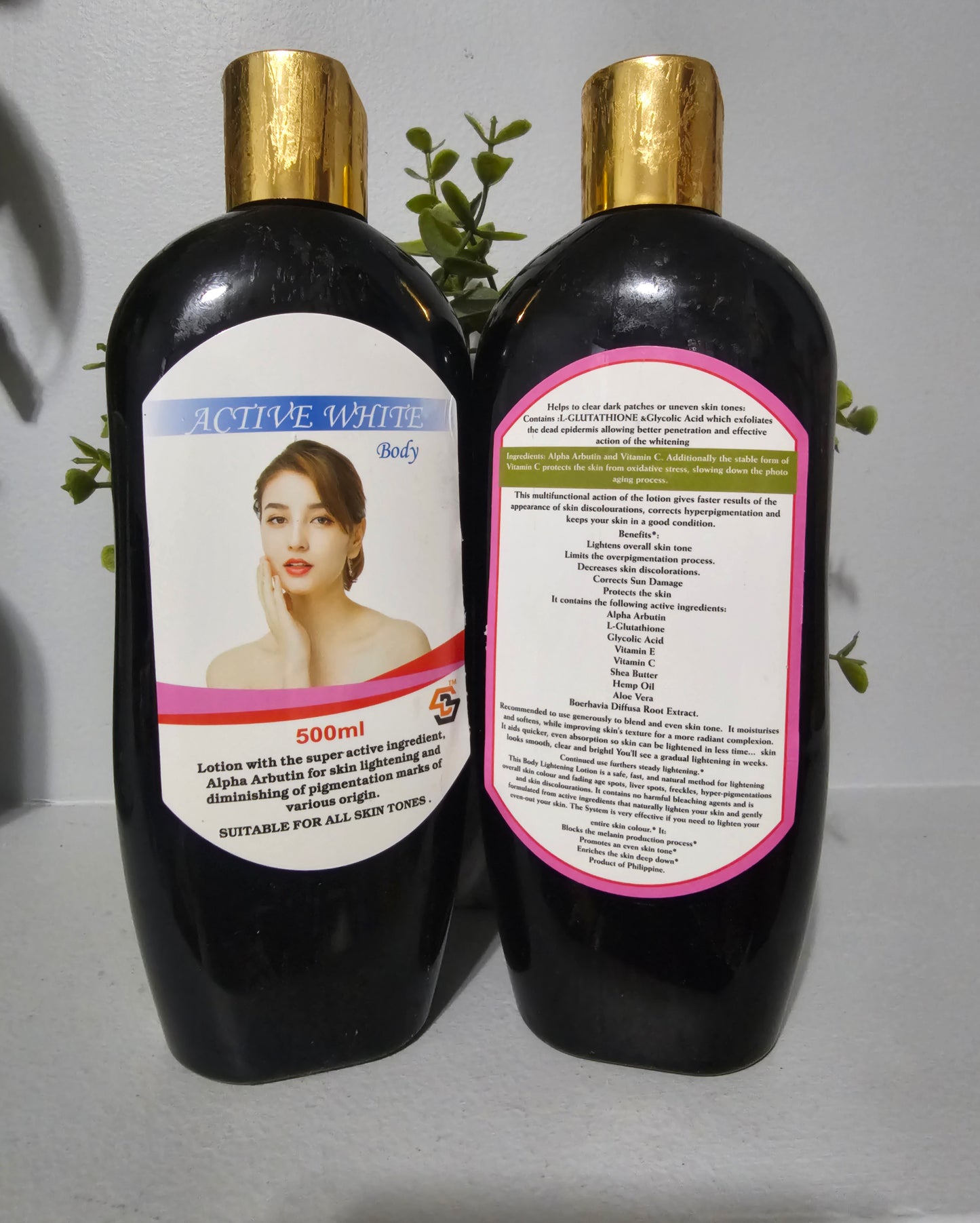 Active White Body Lotion 500ml With Super Active ingredients