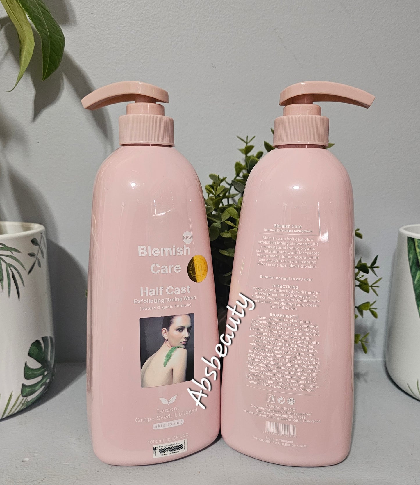 1pc Blemish Care Half-C Exfoliating Toning Shower Gel 1000ml