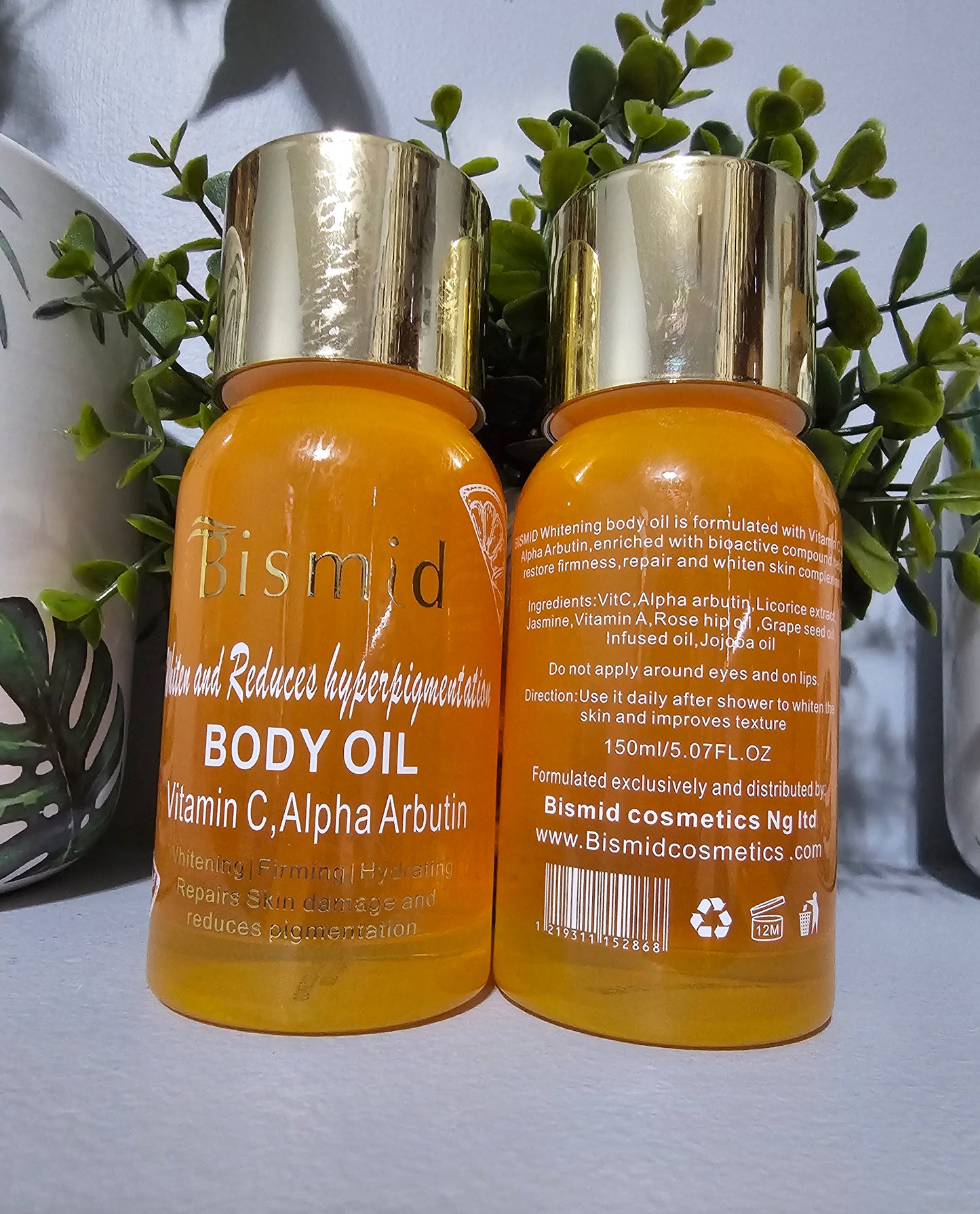 Bismid Whiten & Reduces Hyperpigmentation with Vitamin C & Alpha Arbutin 150ml