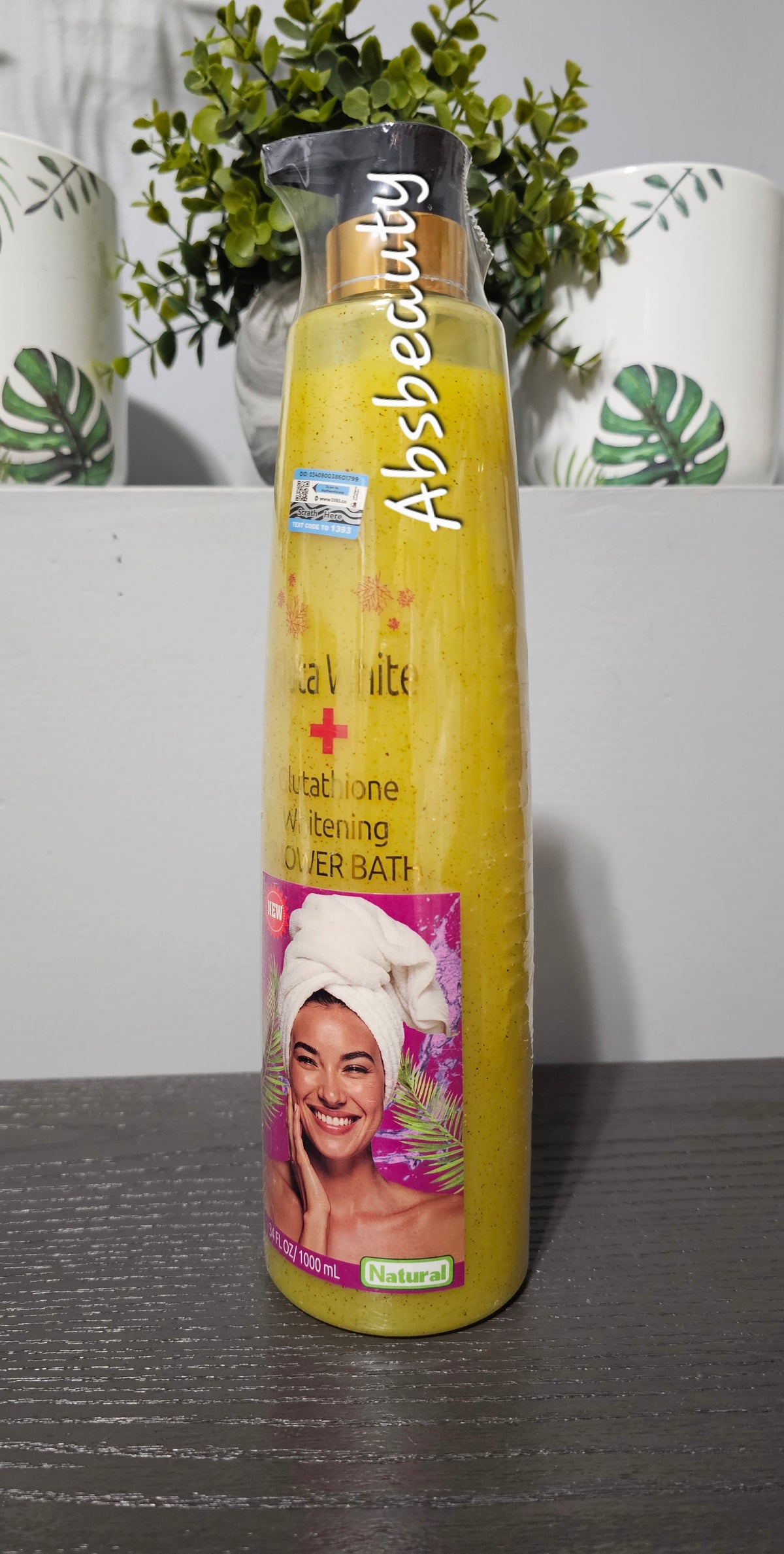 1xGluta White ➕️ Glutathione Whitening Shower Gel 1000ml Original&Authentic 1pc