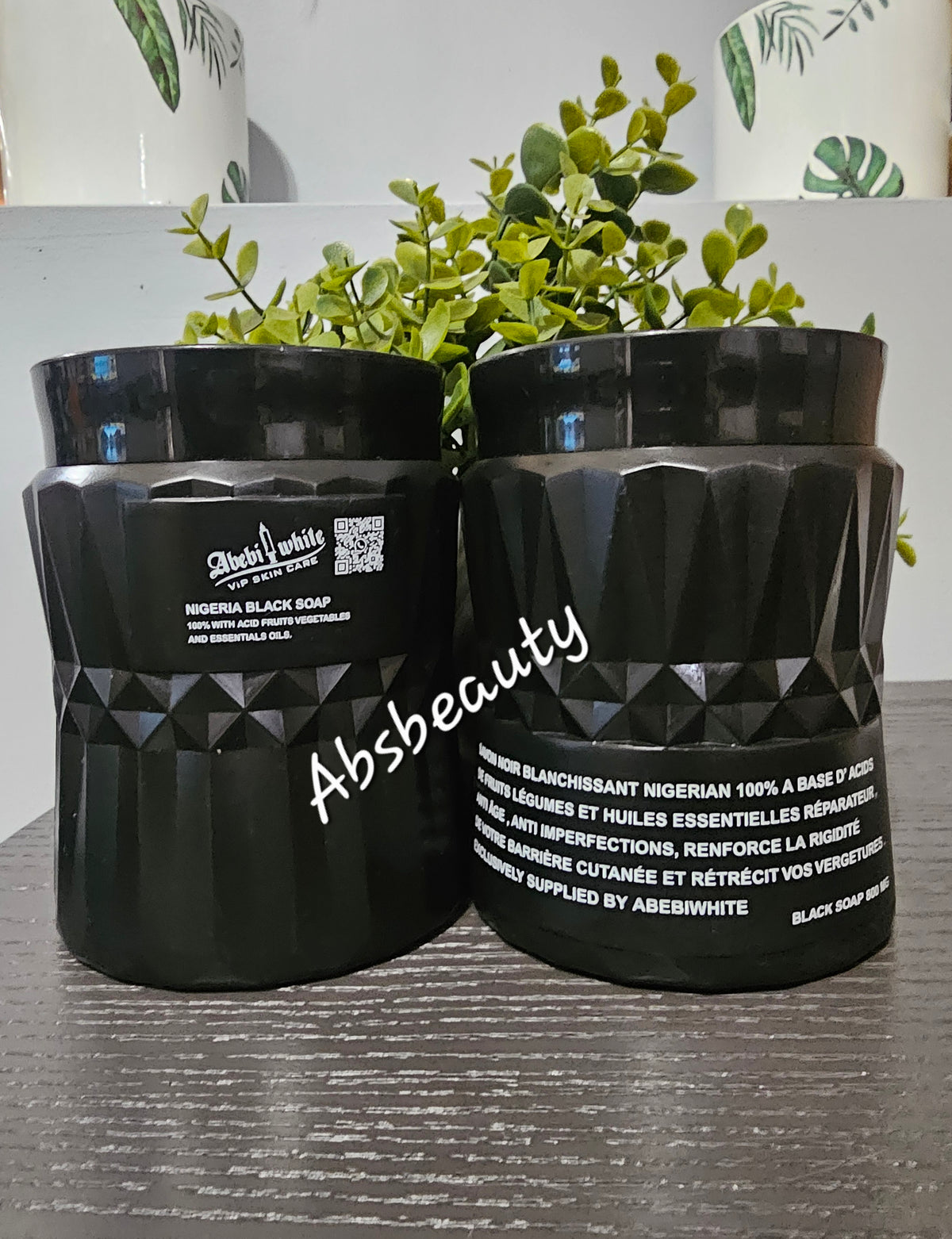 Abebi White VIP Skin Care Nigeria Black SOAP 800g 1pc