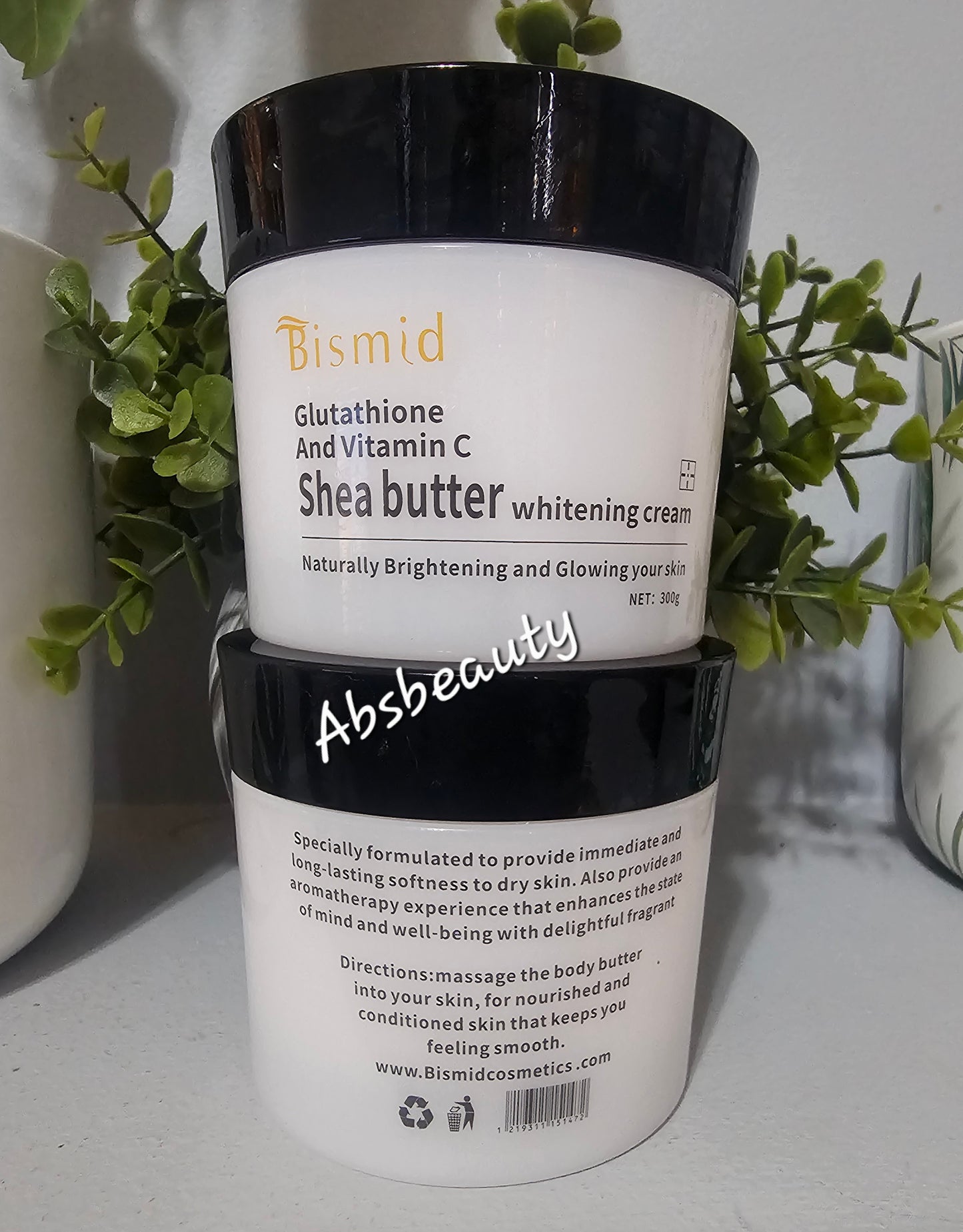 Bismid Glutathione & Vitamin C Shea Butter Whitening Body Cream.1pc