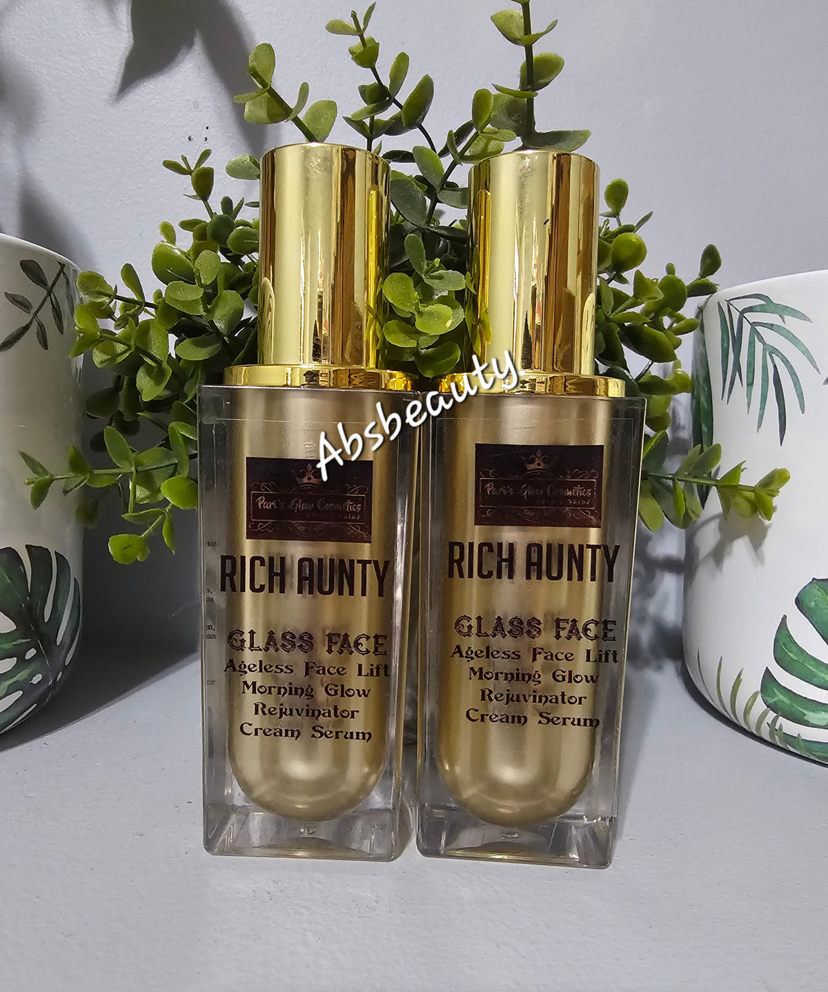Pari's Glow Rich Aunty Glass Face Ageless Face Lift Cream Serum 100ml. 1pc