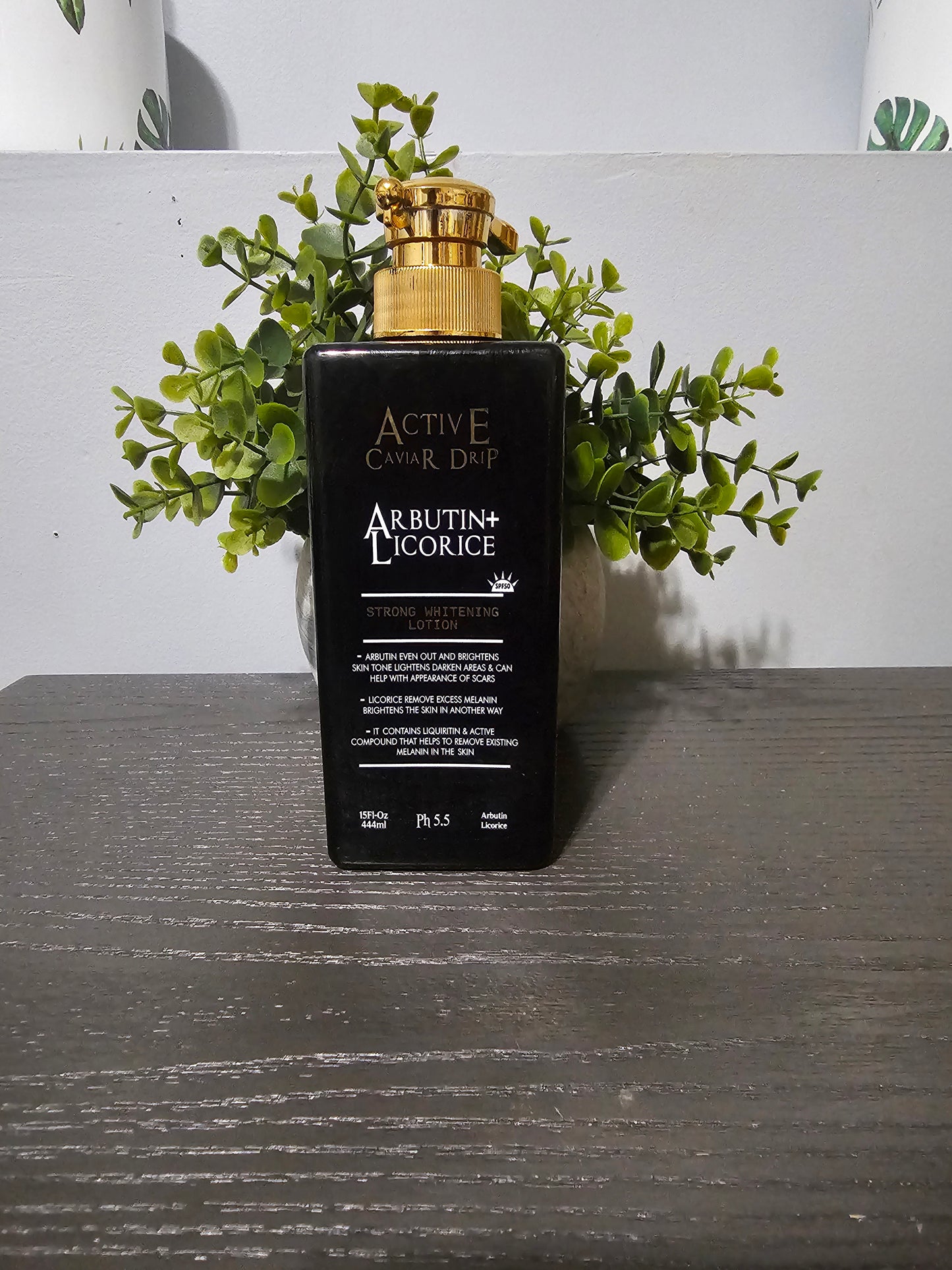 Active Caviar drip Arbutin+Licorice Strong Whitening Body Lotion 400ml Spf50