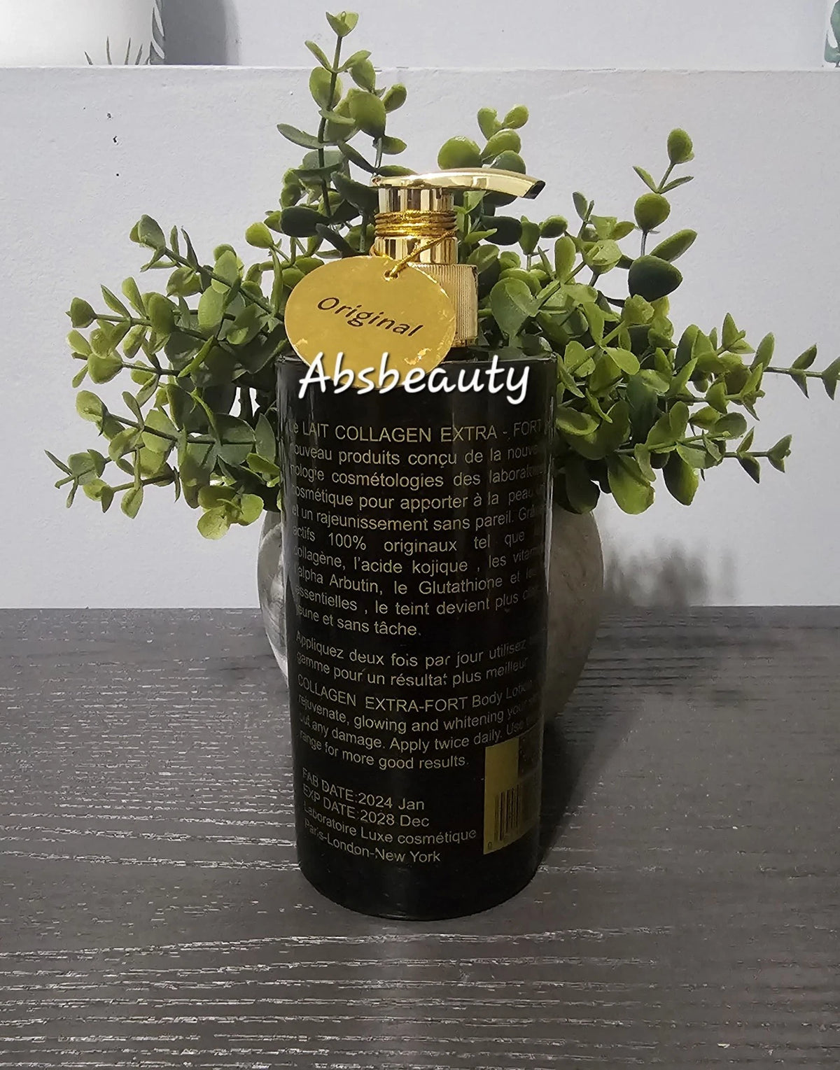 1pc Lait Collagen Extra Fort Super Blanchissant Whitening Body Lotion 500ml
