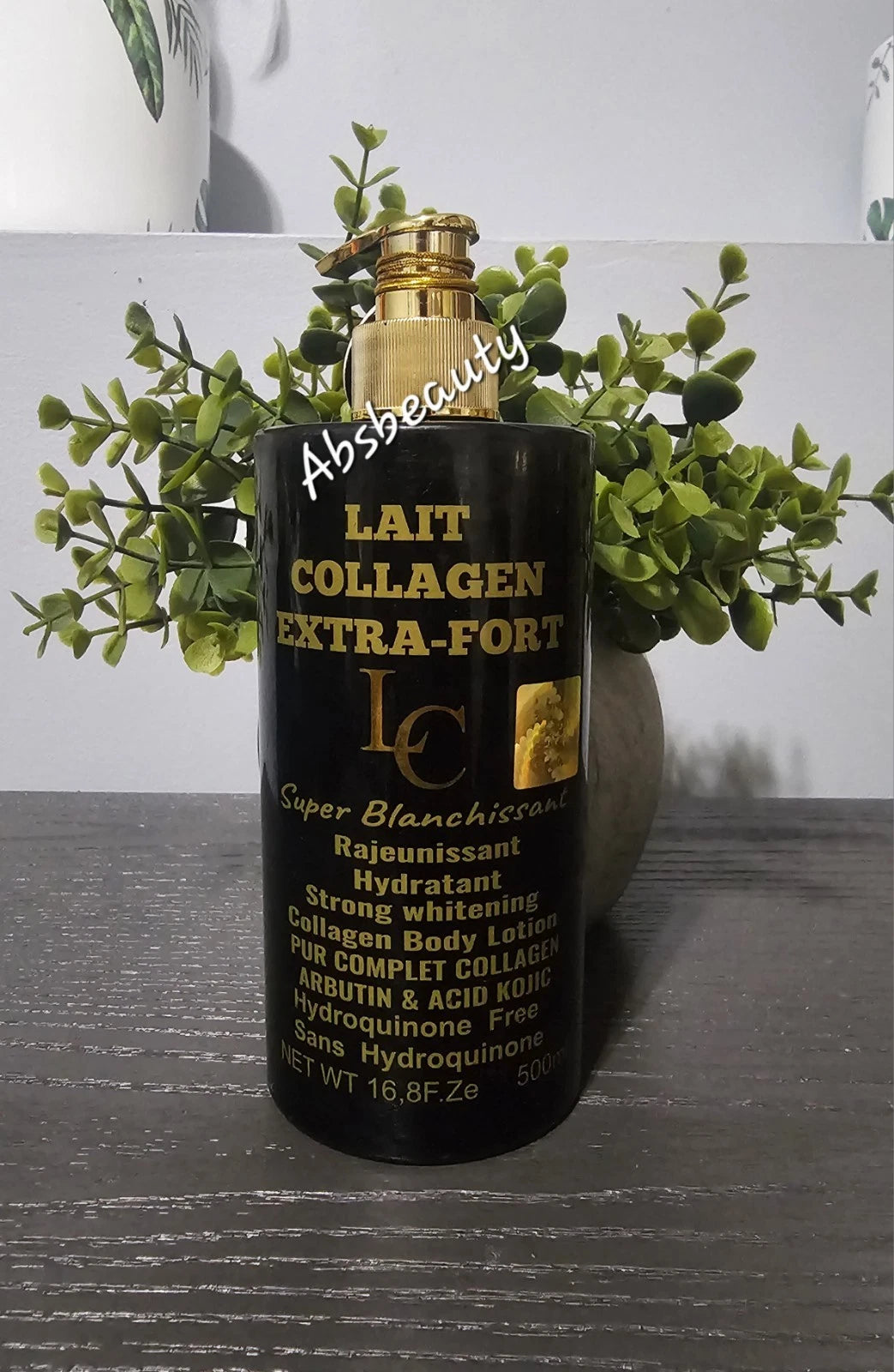 1pc Lait Collagen Extra Fort Super Blanchissant Whitening Body Lotion 500ml