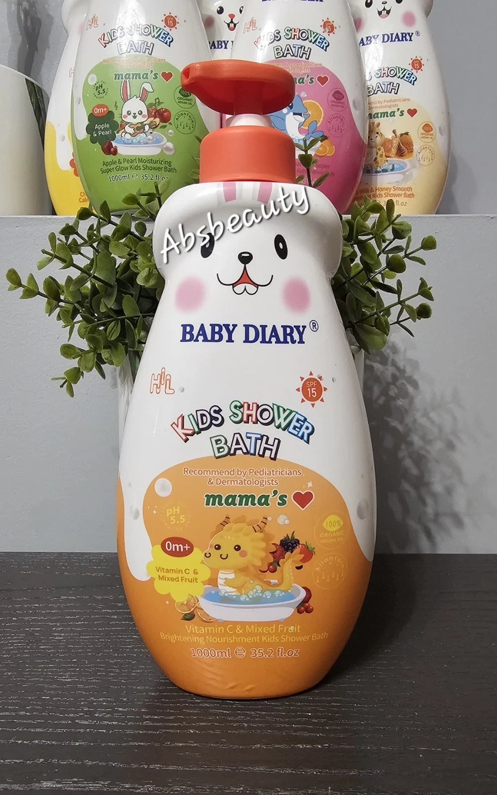 Baby Diary Kids Shower Bath SPF 15 1000ml