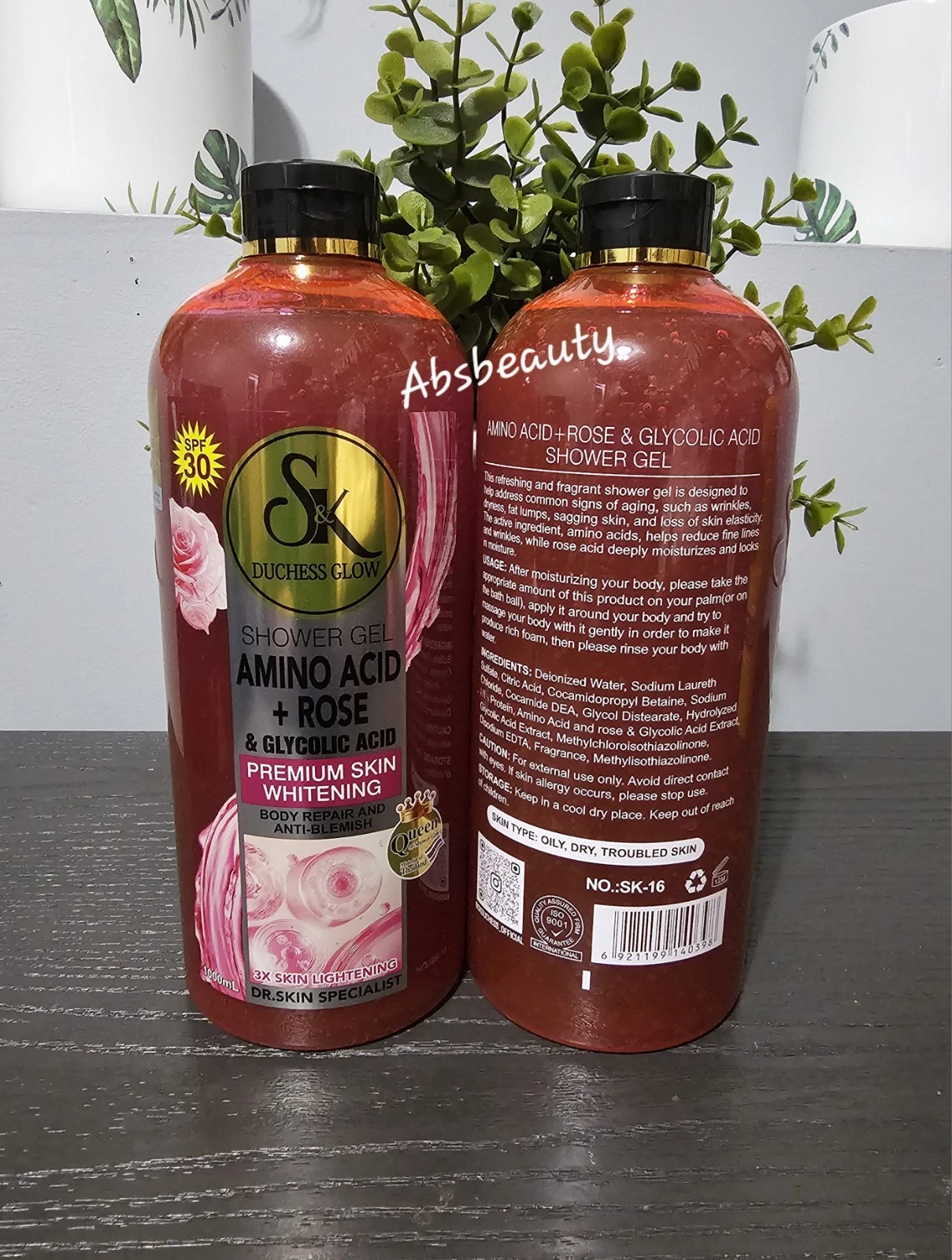 Sk Duchess Glow Shower Gel Amino Acid+Rose & Glycolic Acid 3x Skin Whitening✨️✅