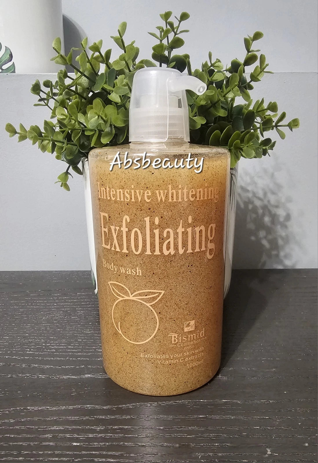 Bismid Intensive White Exfoliating Body Wash 1000ml Original&Authentic