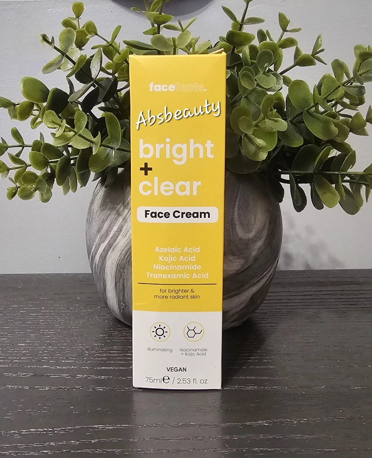 FaceFacts. Bright+Clear Face Cream 75ml
