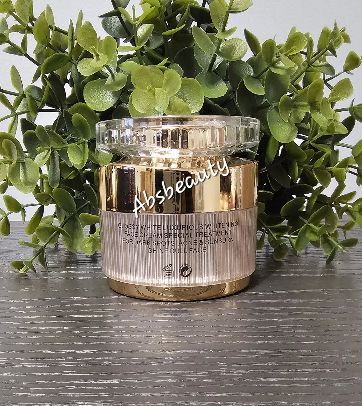 Glossy White Luxurious Face Cream for Dark Spots Acne Sunburn 50g👌