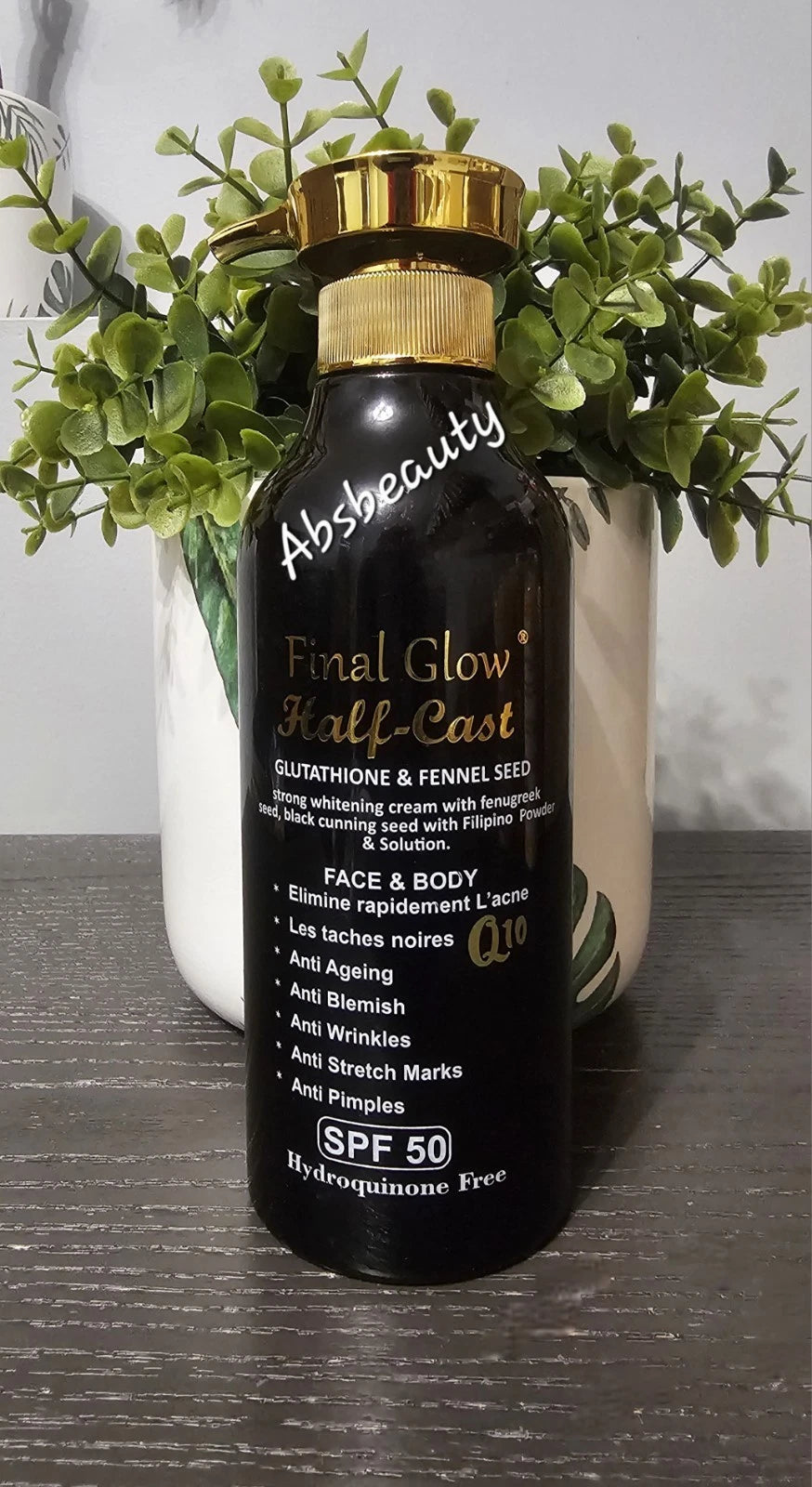 Final Glow Half-C Glutathione Fennel Seed Whitening Face And Body Lotion