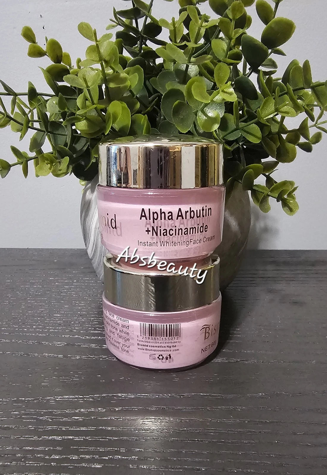 Bismid Alpha Arbutin & Niacinamide Instant Lightening Face Cream 60g 1pc