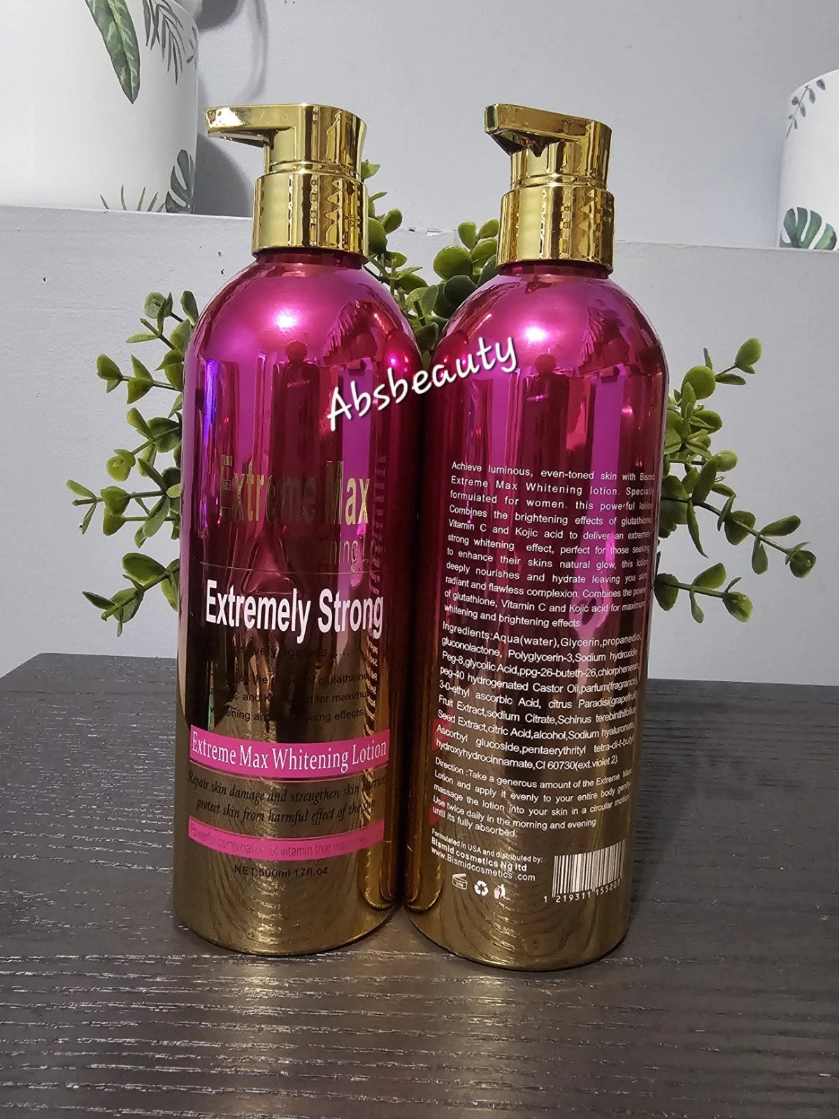 1× Bismid Extreme Max Whitening Body Lotion 500ml Original&Authentic