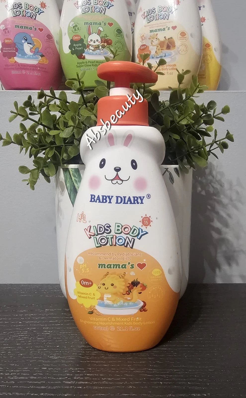 Baby Diary Kids Body Lotion SPF 15 600ml