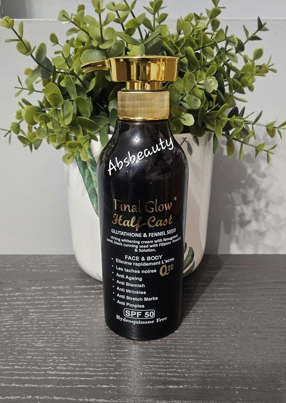 Final Glow Half-C Glutathione Fennel Seed Whitening Face And Body Lotion