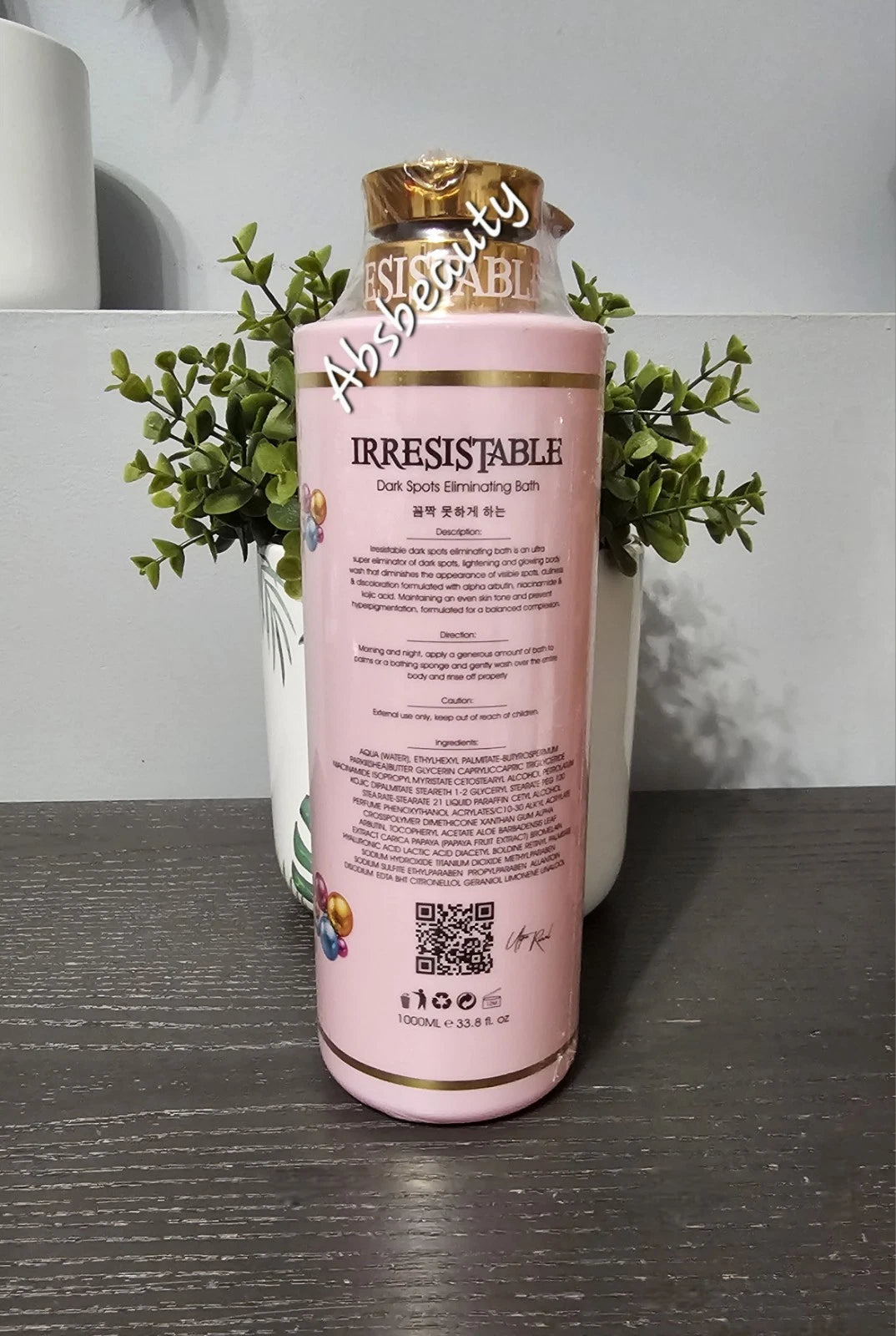 Irresistable Dark Spots Eliminating Brightening Body Wash Gel 1000ml