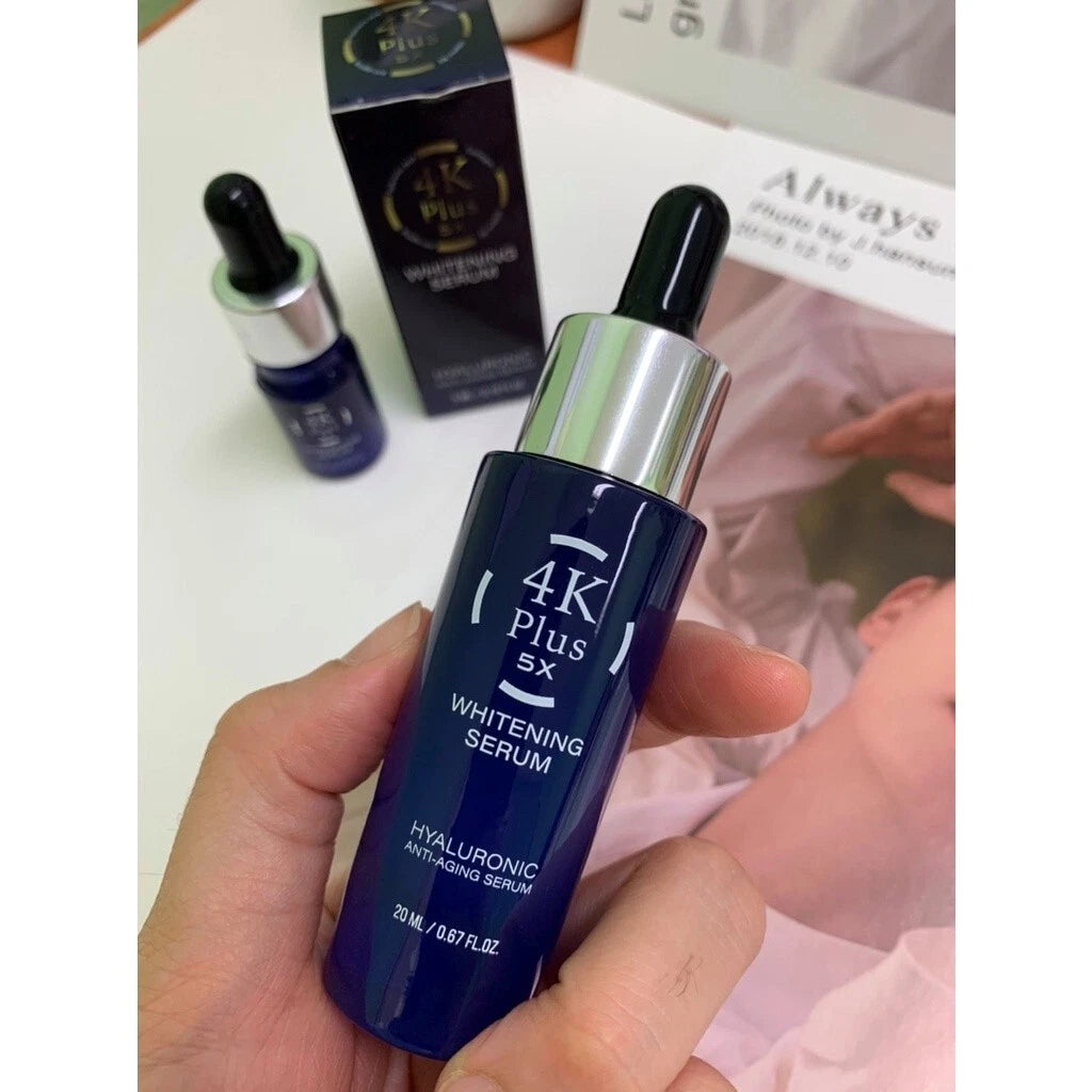4K Plus 5X Collagen Whitening Serum Hyaluronic Anti Aging Serum 20ml x 3