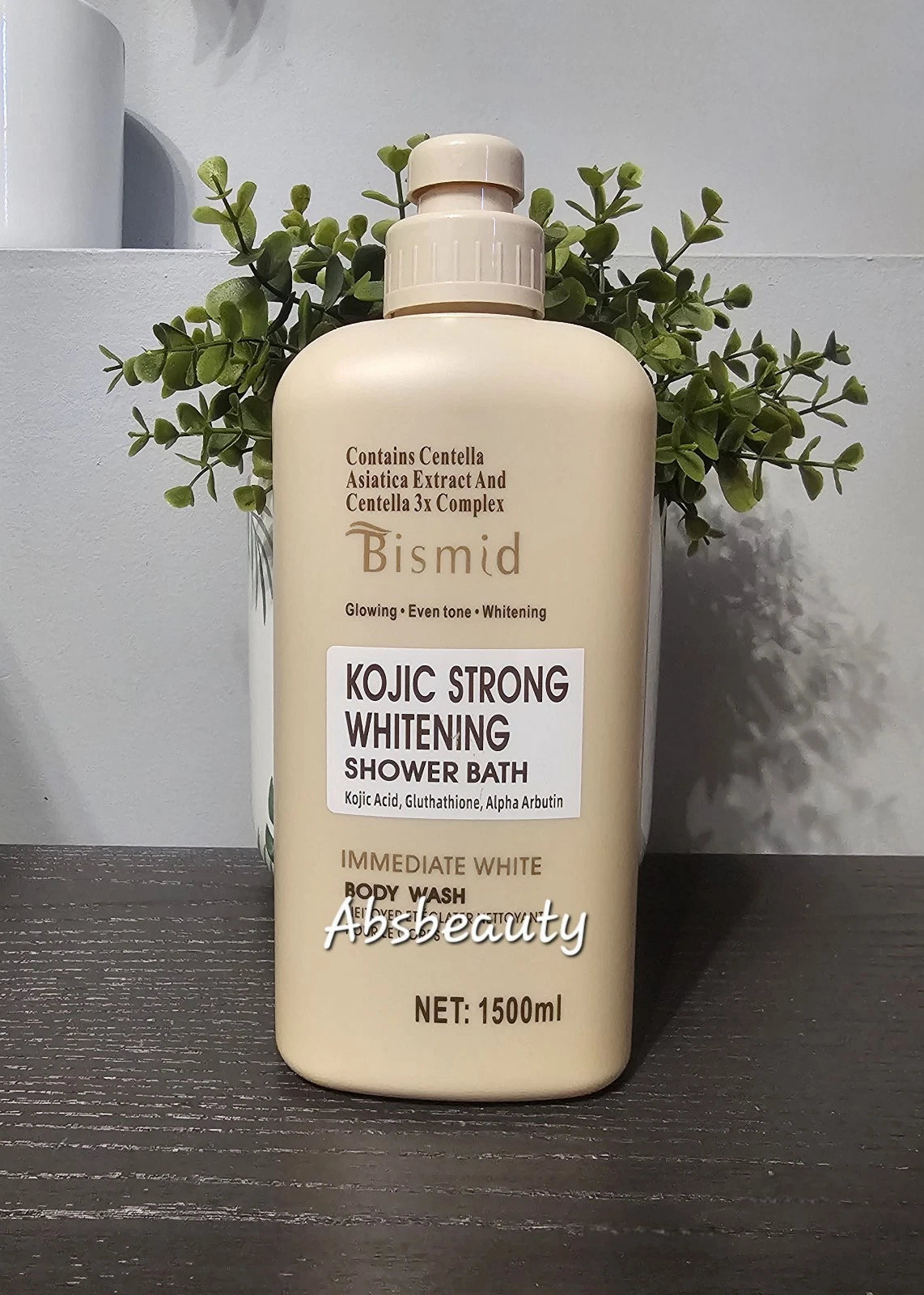Bismid Kojic Strong Whitening Glowing Even Tone Shower Bath 1500ml👌