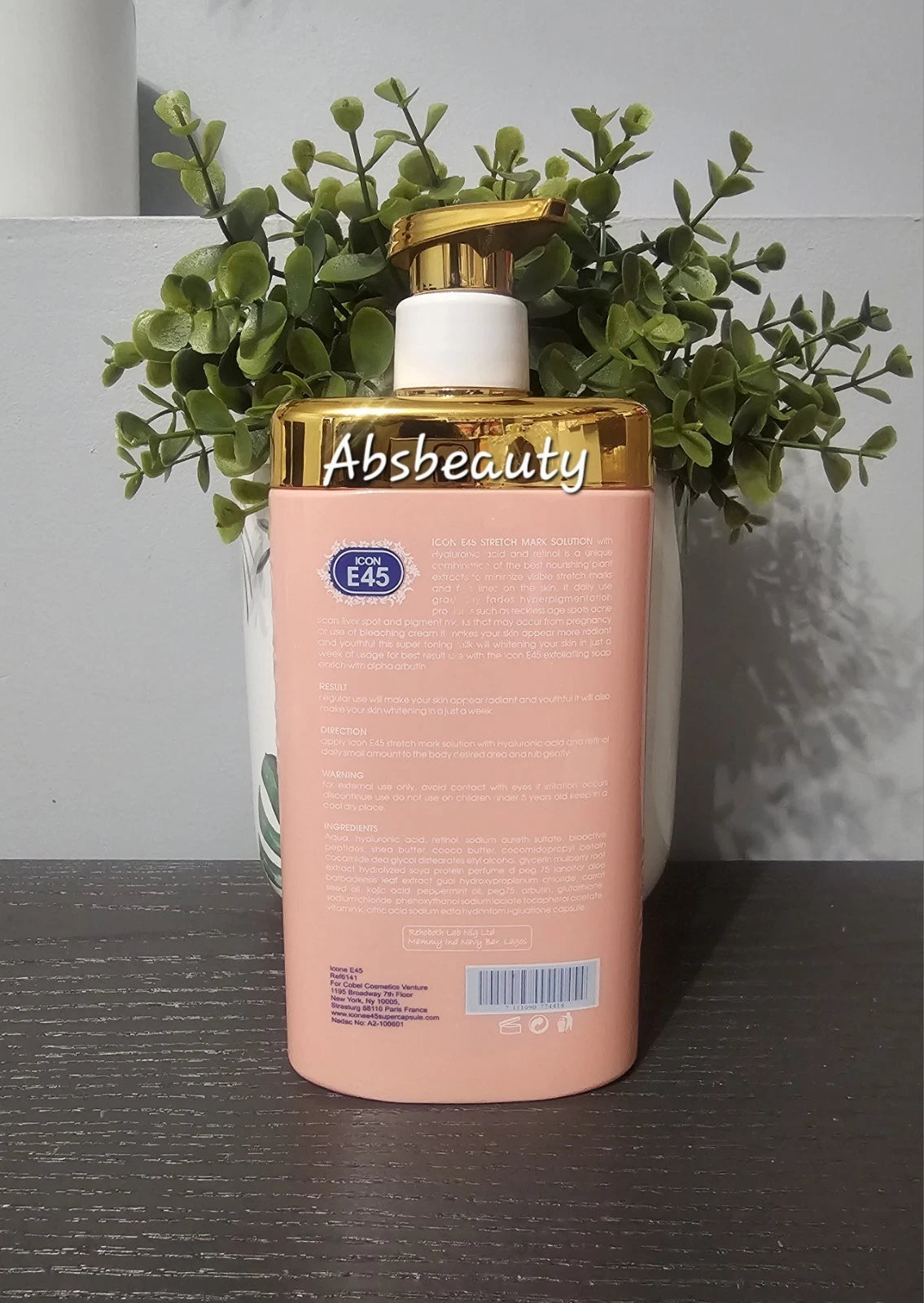 Icon E45 Stretch Mark Deep Moisture Glow Body Lotion 500ml