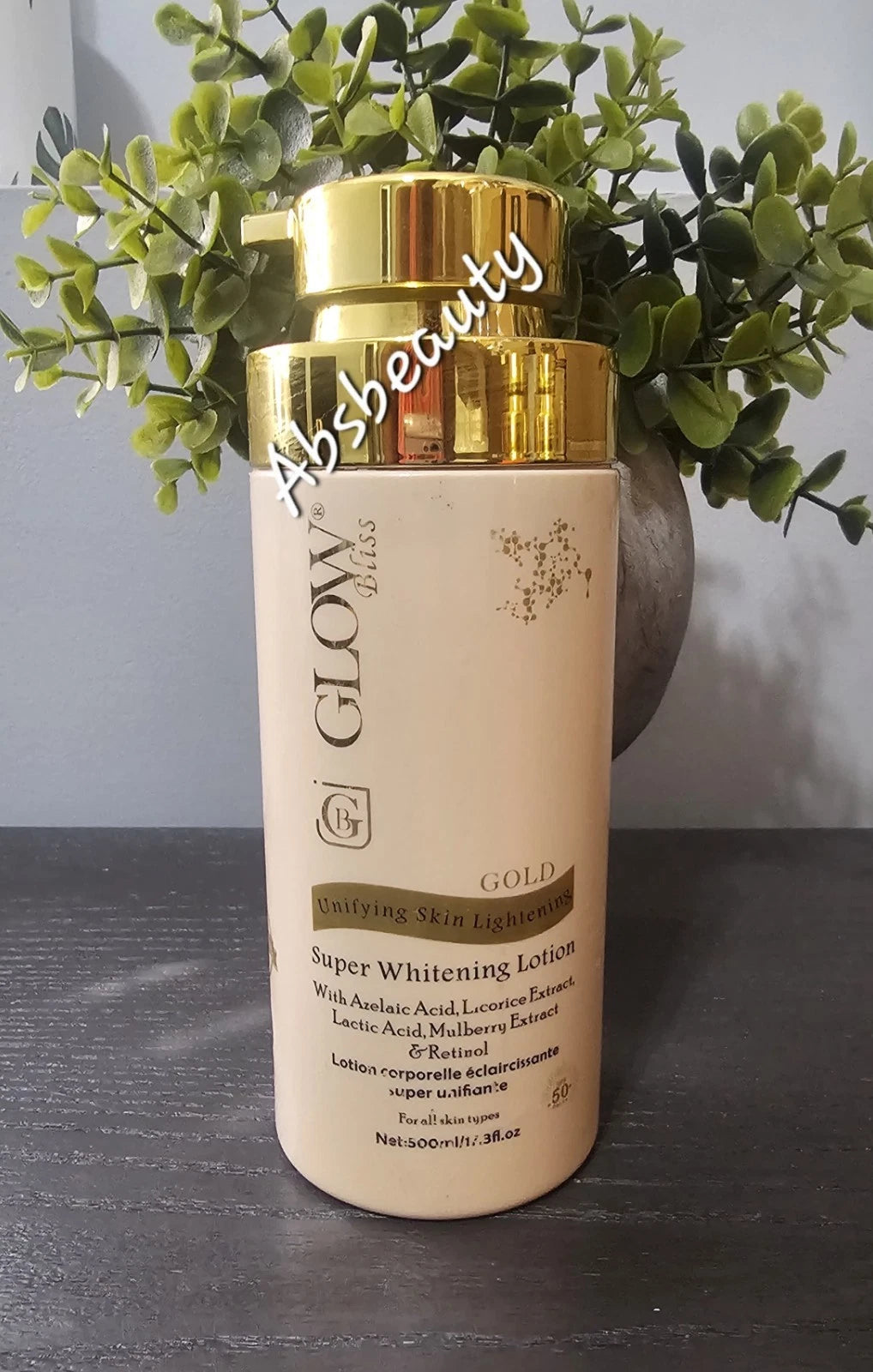 Glow Bliss Super Glowing, Whitening, & Lightening Body Lotion 500ml Spf50 1pc