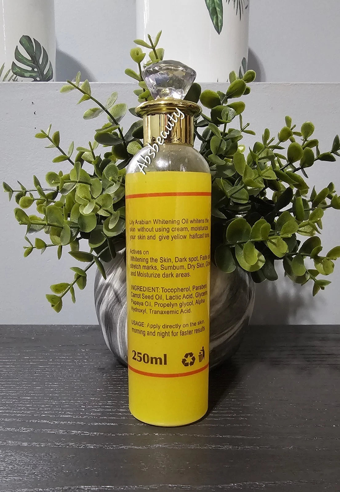 Lily White Arabian Whitening Oil Whitening Without Cream 250ml