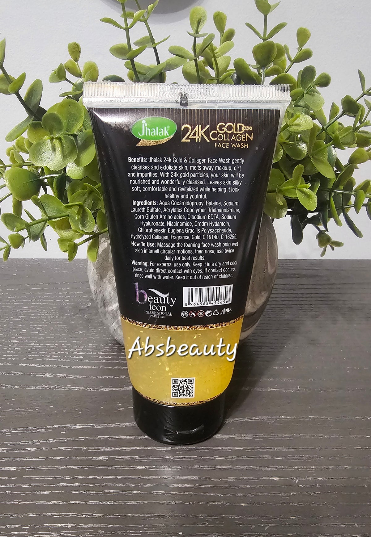 Jhalak 24K Gold & Collagen Face Wash Lightening,Brightening 150ml