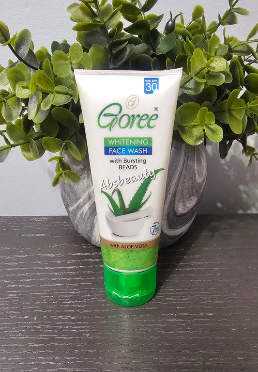 Goree Whitening Face Wash With Bursting Beads & Aloe Vera. 1pc
