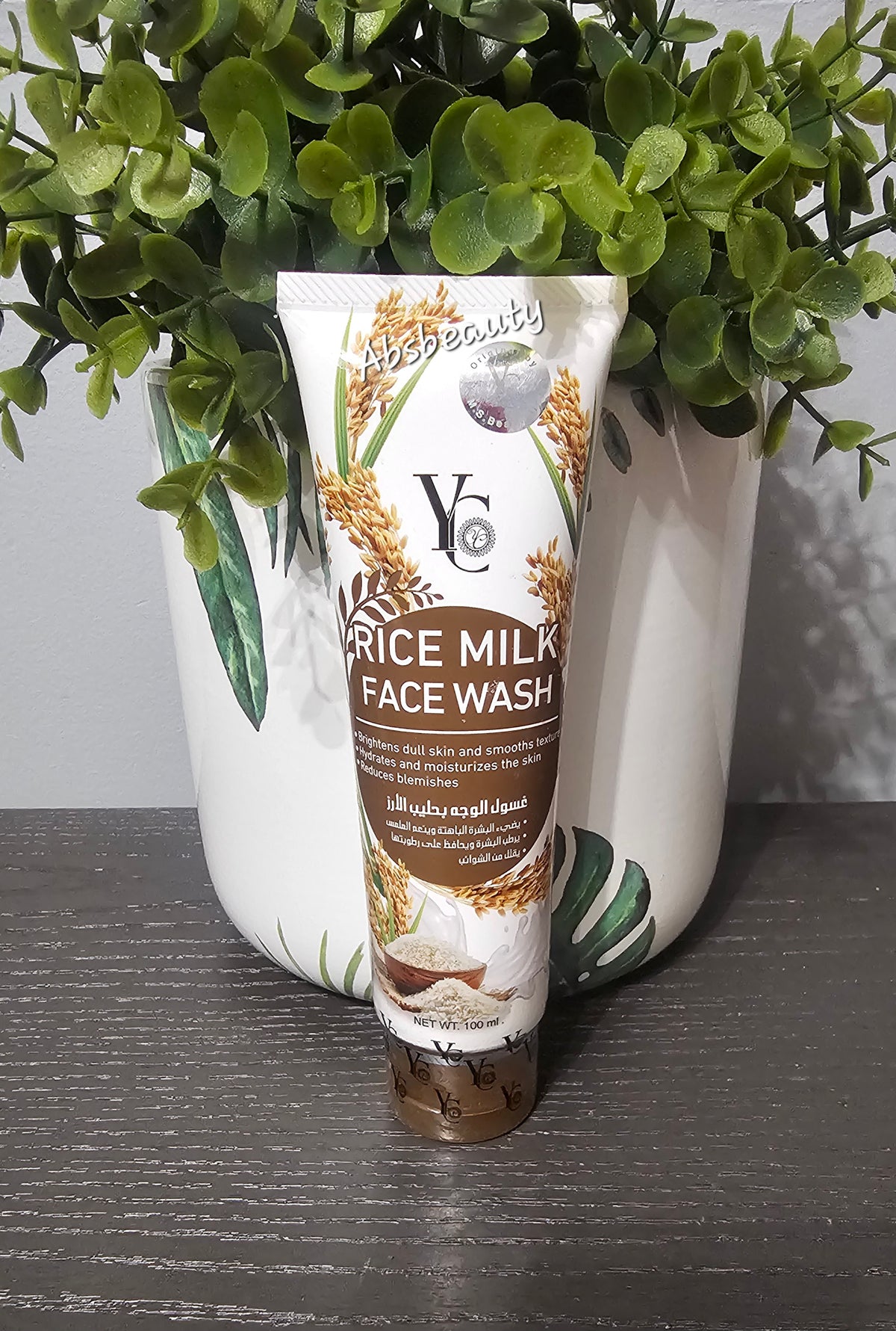 YC Whitening Face Wash Vitamin C, Papaya, Lemon,  Rice Milk, Milk Extract. For All Skin Types ✨️