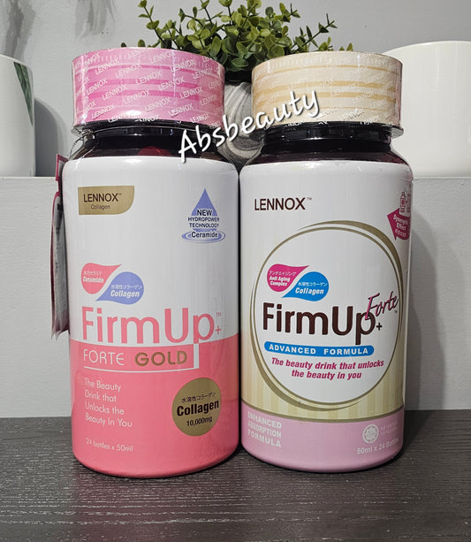 Lennox FirmUp➕️ Forte Collagen Drink 24x50ml Anti Aging Skin Firming Beauty Drink Forte Gold & Advanced  Formula
