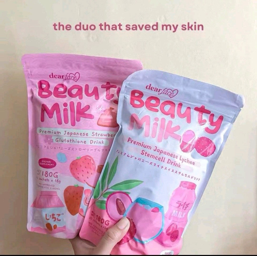 Dear Face Beauty Milk Premium Japanese Lychee Swiss Stemcell Drink