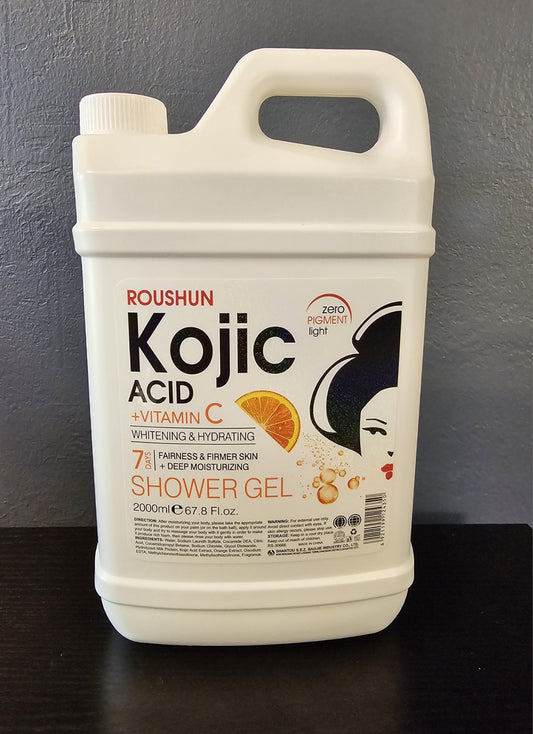 Roushun Kojic Acid + Vitamin C whitening & Hydrating Shower Gel 2000ml