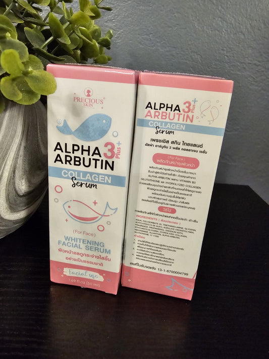 ORIGINAL Alpha Arbutin 3+ Collagen Face Serum 10x Whitening Booster 15ml
