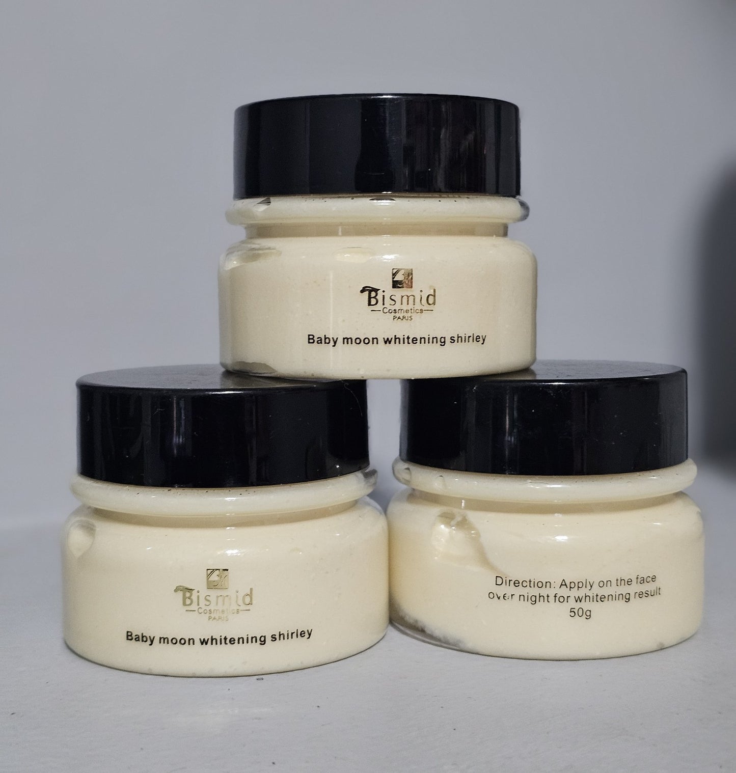 1× Bismid Baby Moon Whitening Shirley Face Cream ORIGINAL & Authentic