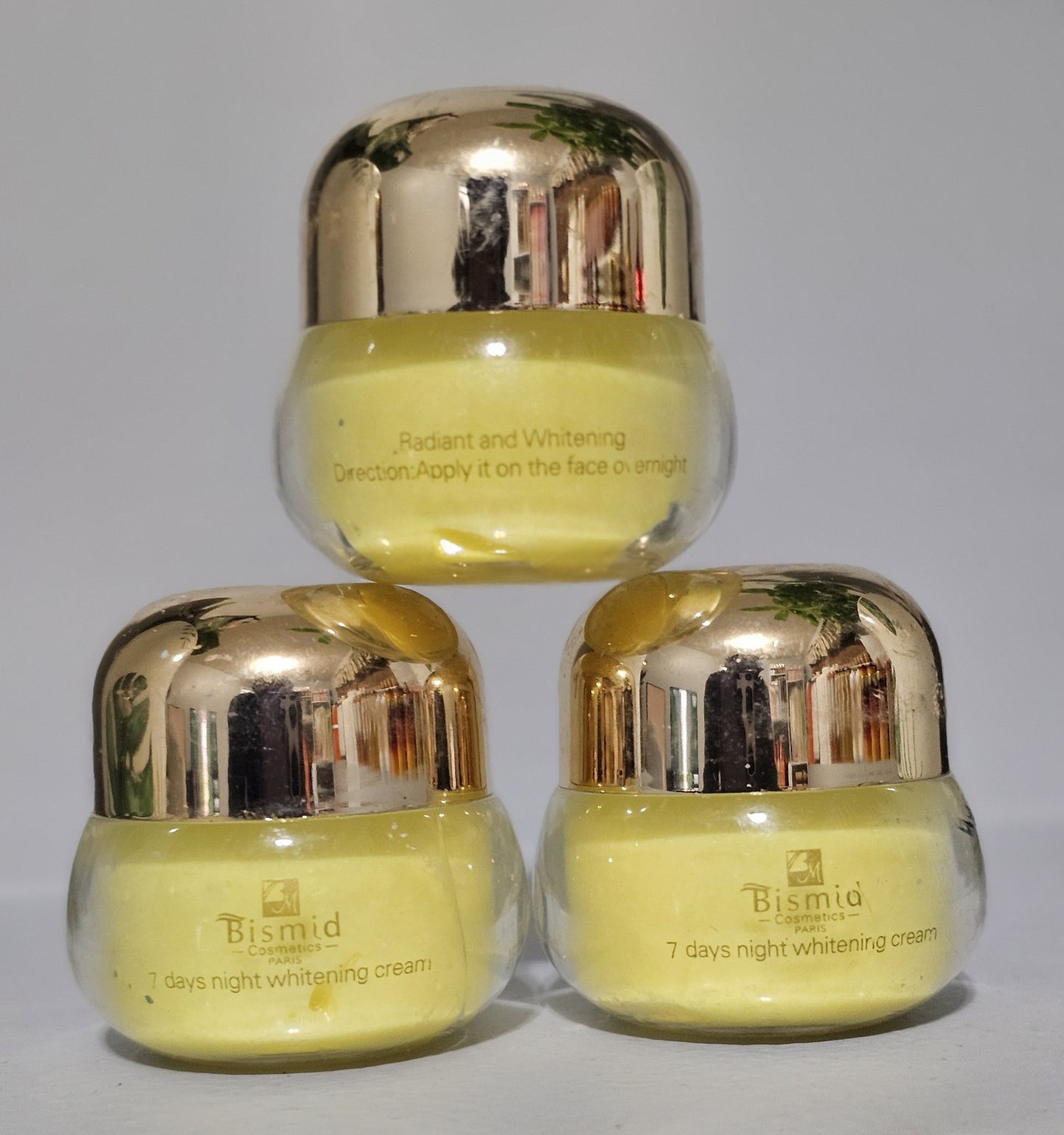 1× BISMID 7 DAYS SHIRLEY NIGHT WHITENING FACE CREAM Authentic
