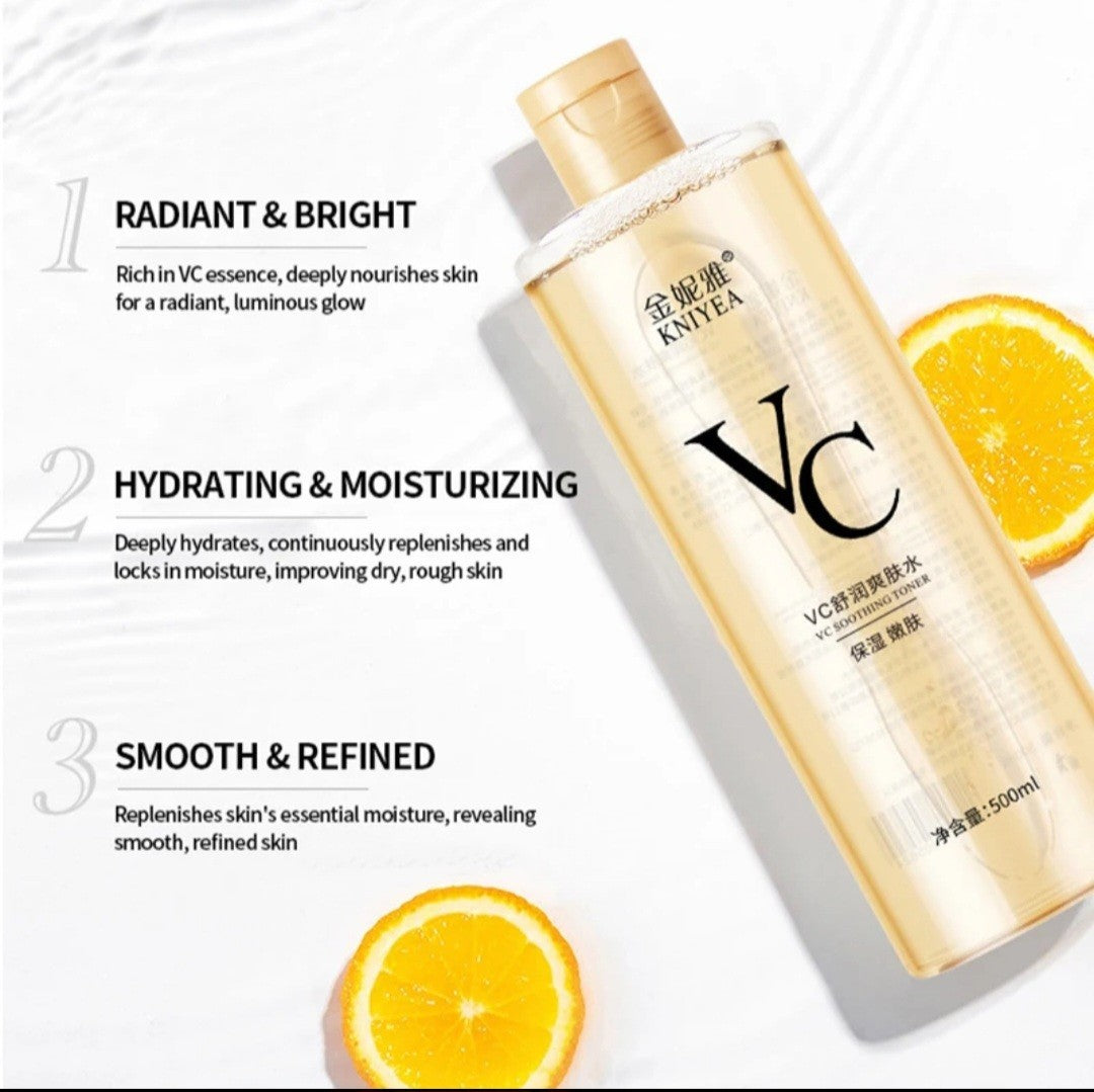 KNIYEA VC Soothing Toner Vitamin C Toner 500ML  Smooth & Bright Skin