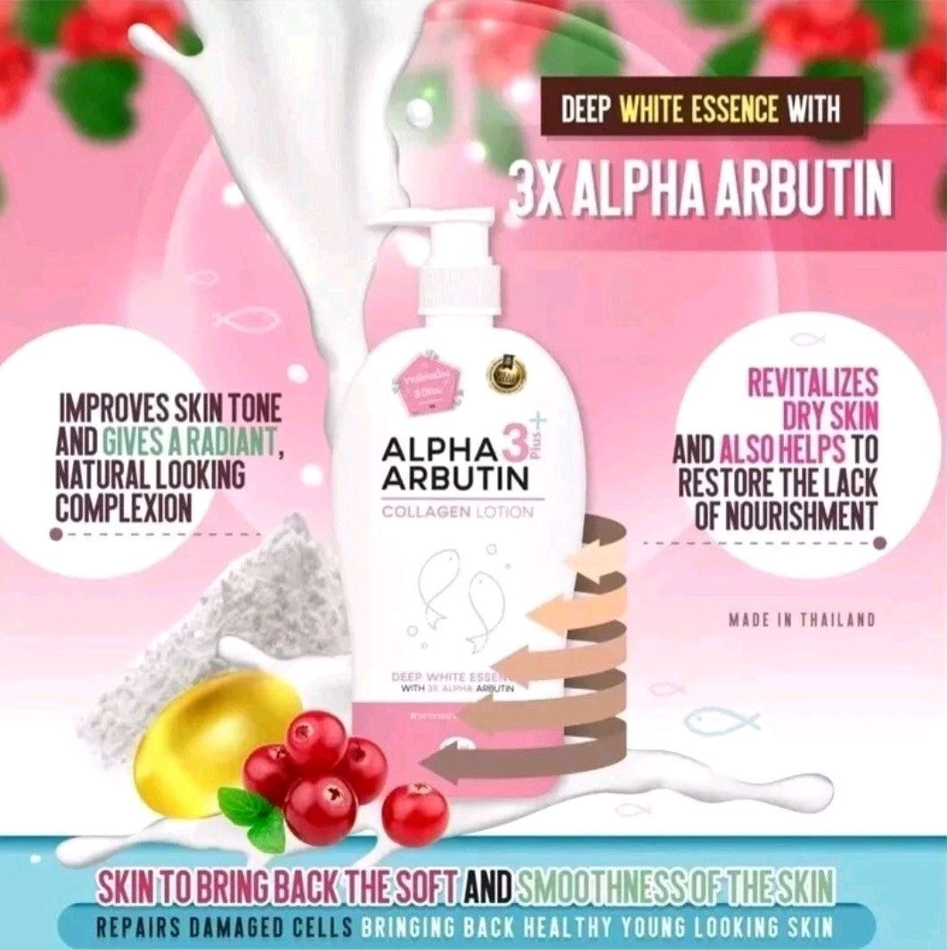 ORIGINAL Alpha Arbutin Collagen Lotion 3+Plus 500ml SPF60