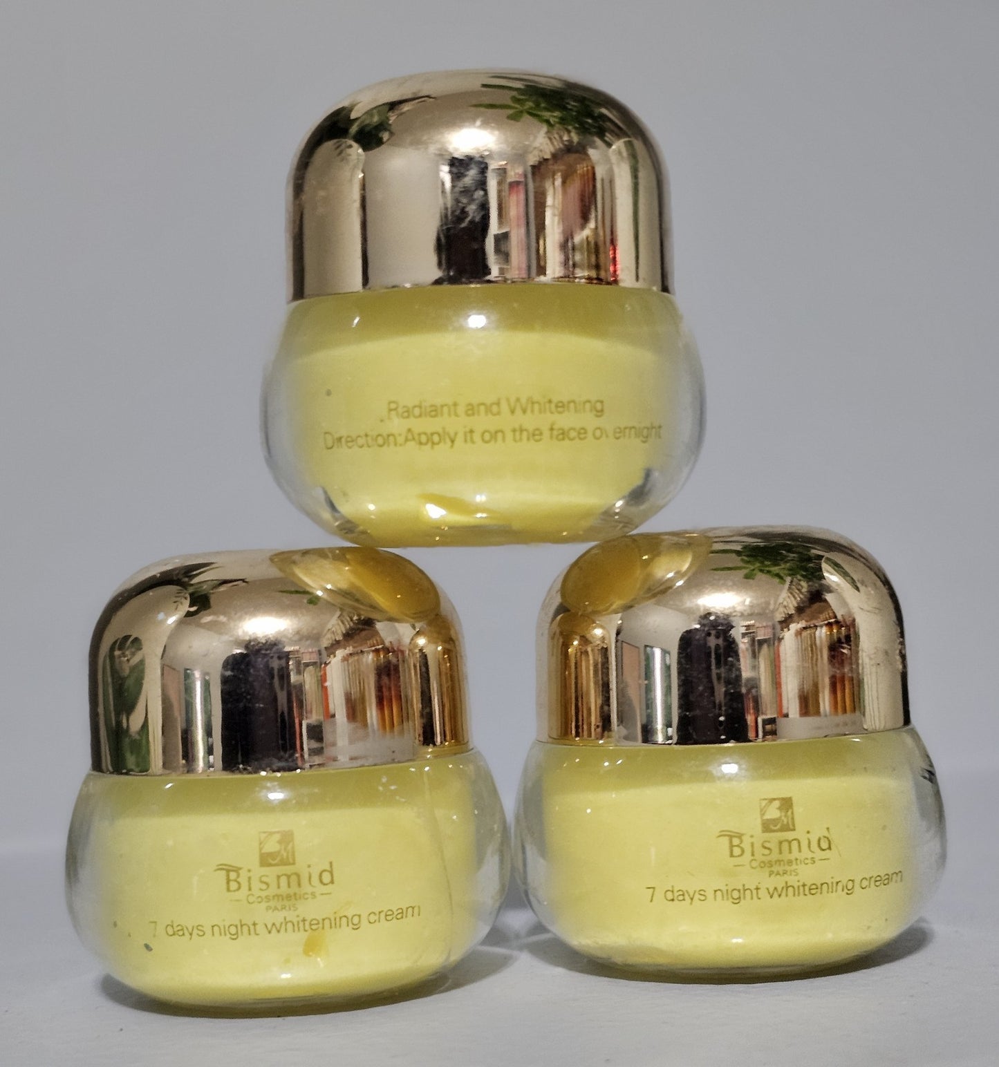1× BISMID 7 DAYS SHIRLEY NIGHT WHITENING FACE CREAM Authentic